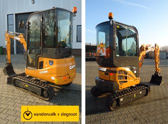 CASE CX17B en CX18B vinden weg naar de klant